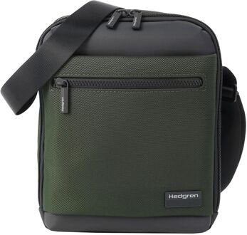 Hedgren Next Inc Crossbody Schoudertas - met RIFD bescherming - deep depths damestas Groen - H 26 x B 21 x D 9 cm