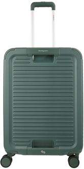 Hedgren Raku Yuno M Spinner 65 cm - Uitbreidbaar 80/87 liter - 65x45.5x29 cm - duck green hardcase koffer Groen - H 65 x B 45.5 x D 29 cm
