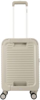 Hedgren Raku Yuno S Handbagage Spinner - 40.4 liter - 55x35x25 cm - pussywillow grey hardcase koffer Grijs - H 55 x B 35 x D 25 cm