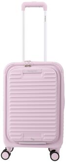 Hedgren Raku Yuno S Handbagage Spinner - met Voorvak - 40.4 liter - 55x35x25 cm - orchid ice hardcase koffer Paars - H 55 x B 35 x D 25 cm