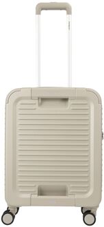 Hedgren Raku Yuno XS Handbagage Spinner - 38.2 liter - 55x40x20 cm - pussywillow grey hardcase koffer Grijs - H 55 x B 40 x D 20 cm