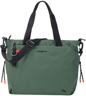 Hedgren Satoshi Tote Bag 14" duck green schoudertas heren Groen - H 30 x B 35 x D 14.5 cm