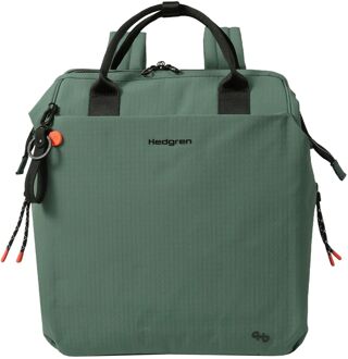 Hedgren String Orizuru Laptop Rugzak - 15" laptopvak - duck green Groen - H 37.5 x B 31.5 x D 16 cm
