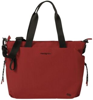 Hedgren String Satoshi Shopper 14" dahlia red schoudertas heren Rood - H 30 x B 35 x D 14.5 cm