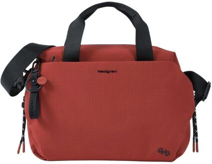 Hedgren String Tomoko tote bag dahlia red aktetas damestas Rood - H 24.5 x B 27 x D 12.5 cm