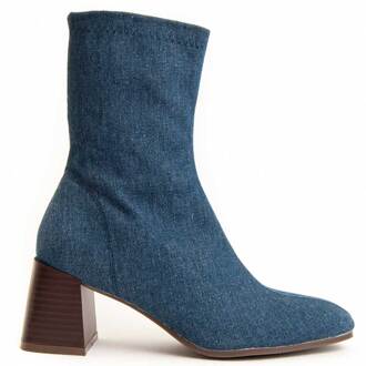 Heel Enkelboot Buonavitta4 In Blauw