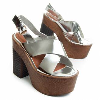 Heel Sandal Andalita8 In Zilver
