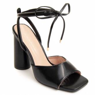 Heel Sandal Brihel17 in Black Zwart