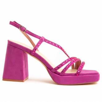 Heel Sandal Festsand2 In Fuchsia - EU 39