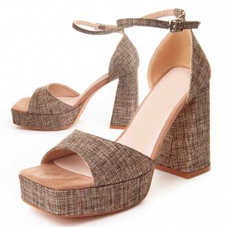 Heel Sandal Festsand7 In Bruin - maat