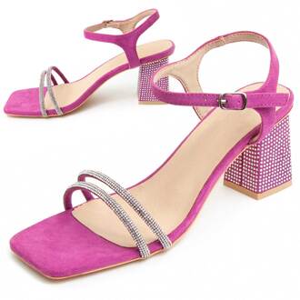 Heel Sandal Sanndarey10 In Fuchsia - EU 36
