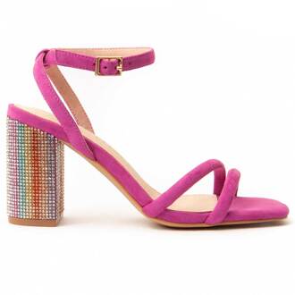 Heel Sandal Sanndarey7 in Fuchsia - EU 39