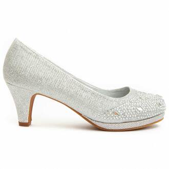 Heel Schoen Unne68 In Zilver