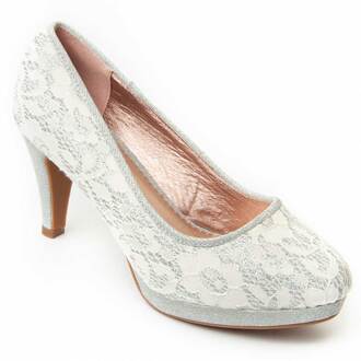 Heel Schoen Unne8 In Zilver