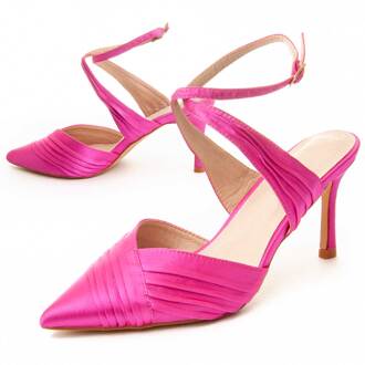Heel Shoe Festshoe In Fuchsia - EU 39