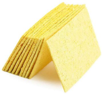 Heet Verkoop 10 Stuks 3.5*4.5Cm Hoge Temperatuur Spons Schoon Clear Tin Lassen Soldeerbout Sponzen Lassen Accessoires