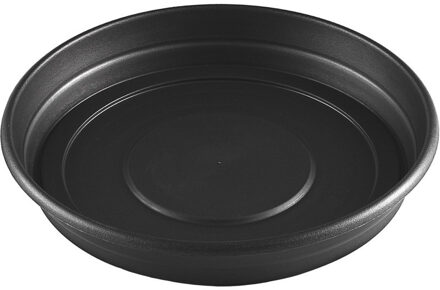 Hega hogar Bloempot/plantenpot onderschaal - antraciet grijs - diameter 26 cm - opvangbord