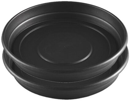 Hega hogar Bloempot/plantenpot onderschaal antraciet kunststof diameter 26 cm