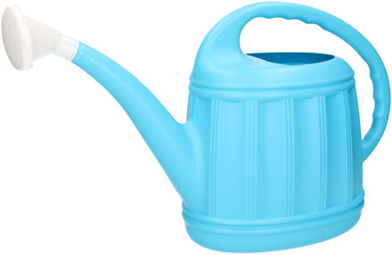 Hega hogar Gieter - lichtblauw - kunststof - met broeskop - 5 l