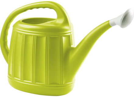 Hega hogar Gieter - lime groen - kunststof - met broeskop - 7 liter