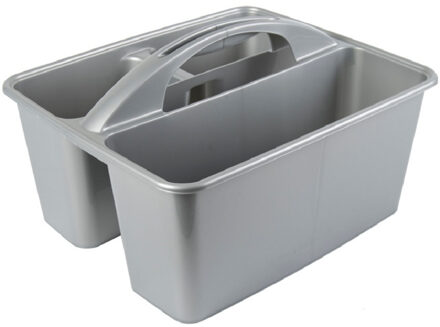 Hega hogar Opbergbox - kunststof - 6L - met handvat - opbergdoos - mand - Opbergbakken