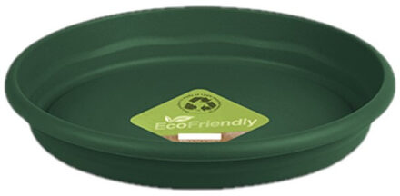 Hega hogar Opvangbord - groen - kunststof - D26 cm - onderschaal/opvangbord