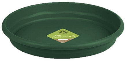 Hega hogar Opvangbord - groen - kunststof - D38 cm - onderschaal/opvangbord