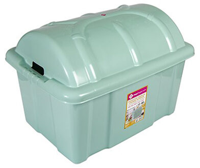 Hega hogar Speelgoed schatkist groot - 65 x 47 x 44 cm - 60 liter - kunststof - met deksel - groen