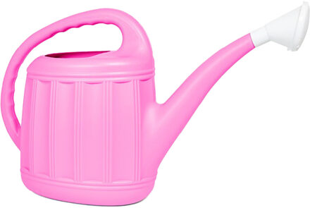 Hega hogar Tuinplanten Gieter Eureka - kunststof - roze - voor buiten - met broeskop - 7 Liter