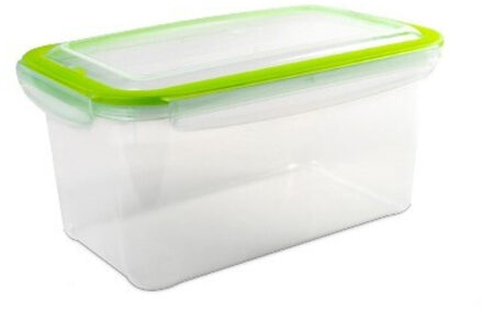 Hega hogar Vershoudbakje 2,5 liter - transparant - kunststof - 24 x 15 x 12 cm - Luchtdicht afgesloten