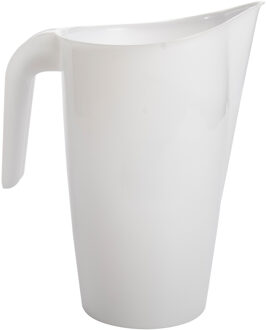 Hega hogar Waterkan - sapkan - wit - inhoud 1.75 liter - kunststof - karaf - pitcher
