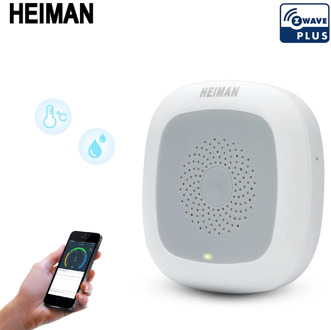 HEIMAN smart Zwave Temperature Humidity Z-wave detector Z wave heat sensor home thermometer EU 868MHz fire alarm