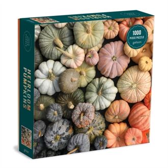 Heirloom Pumpkins 1000 Piece Puzzle In Square Box -  Galison (ISBN: 9780735369559)
