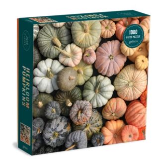 Heirloom Pumpkins 1000 Piece Puzzle In Square Box - Galison
