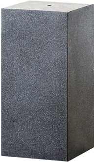 HEISSNER Terrasfontein rechthoek 39x39x68 cm zwart