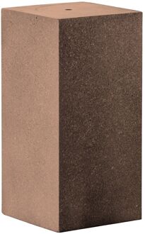 HEISSNER Voetstuk terrasfontein 39x39x68 cm bruin
