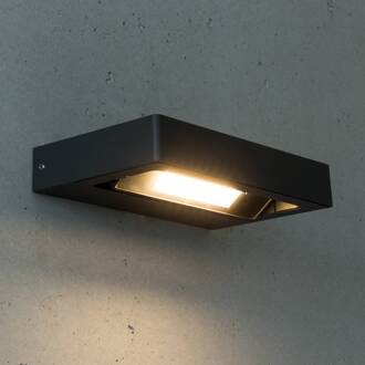 Heitronic Cordoba - draaibare LED buitenwandlamp antraciet