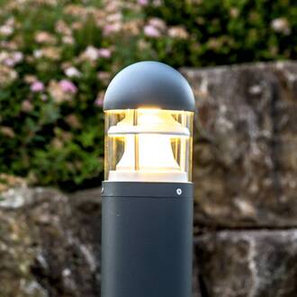 Heitronic Eenvoudige tuinpadverlichting Maris zwart, helder