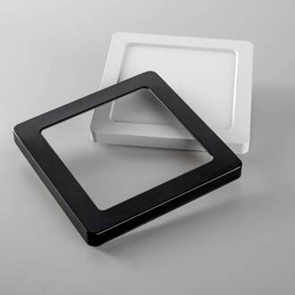 Heitronic Frames voor LED paneel Selesto, vierkant, zwart