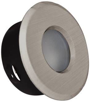 Heitronic Hoogspanning-inbouwspot DL7001, ijzer geborsteld geborsteld ijzer