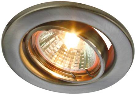 Heitronic Laagspannings inbouwspot roestvrij staal zwenkbaar