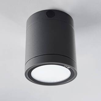 Heitronic LED plafondlamp Negro voor buiten grafiet