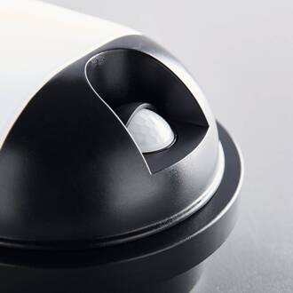 Heitronic Toledo LED buitenwandlamp met bewegingsmelder zwart, wit