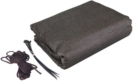 /Hek Privacy Screen Dekzeilen Uv Bescherming Shade Cover Ifenceview Zonnebrandcrème Doek Ademend Shading Tarief 95% Stof Mesh Netto 0.9 x 5m