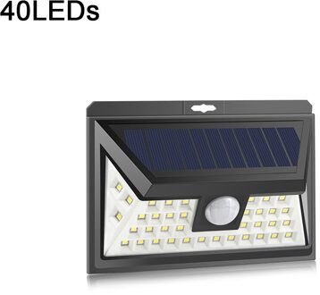 Hek Tuin Licht 118 100 Leds Wireless Solar Gazon Lampen Pir Motion Sensor Nacht Beveiliging Lampen Wandlamp Licht Voor path Fence 40 Leds