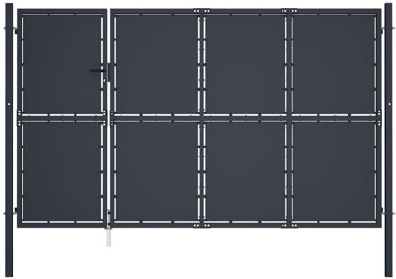 Hekpoort - Staal - 350 x 250 cm - Antraciet