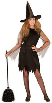 Heks meisje kostuum Zwart