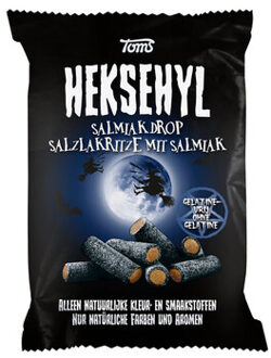 Heksehyl Heksehyl - Salmiak Drop 300 Gram 16 Stuks