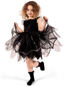 Heksen Jurkje Kind Zwart Eldora