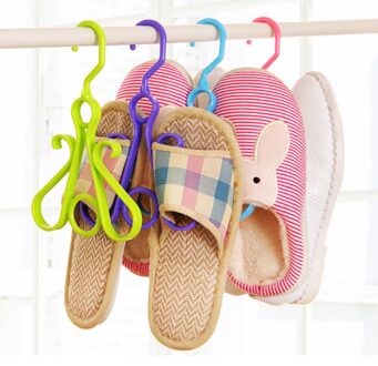 Heldere En Dikke Doublehook Eenvoudige Zon Dryingracks Draagbare Plastic Opknoping Sandalen Rekken Housekeeping OrganizersW5